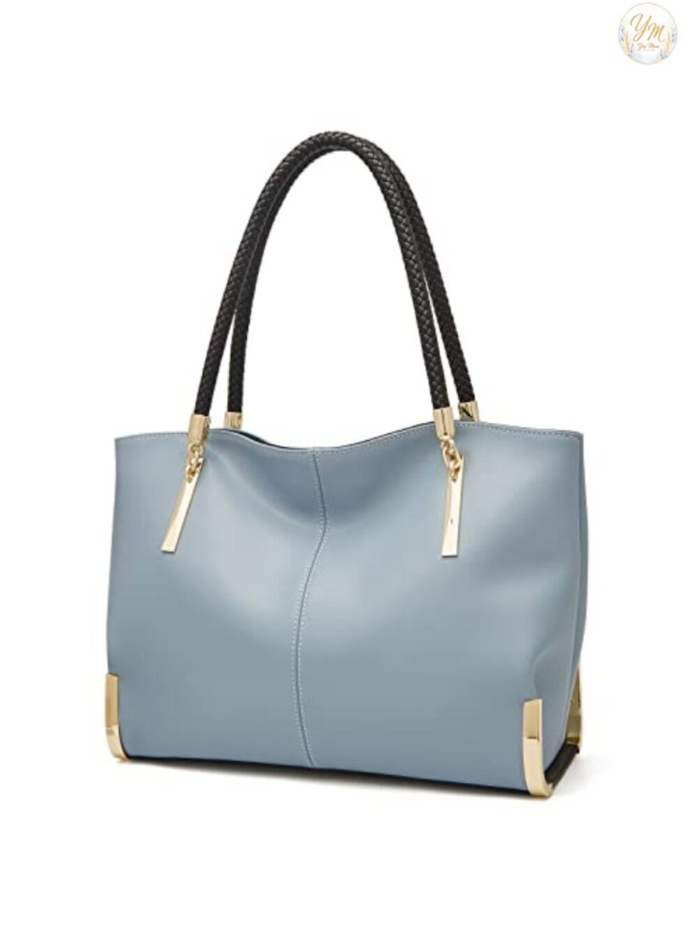 Large Capacity Leather Tote Bag for Women, Top-Handle Shoulder Handbag with